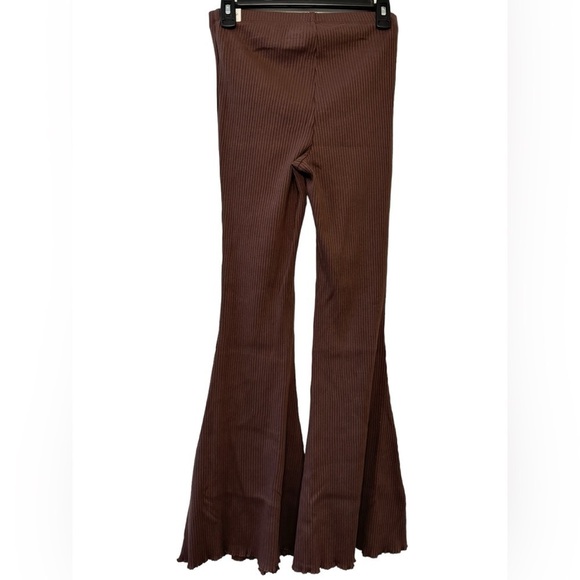 Aerie Kick It Ribbed Super Flare Pants - Picture 5 of 11